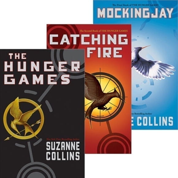 Hunger Games Book Trilogy Series Suzanne Collins Catching Fire MockingJay Books - Picture 1 of 4
